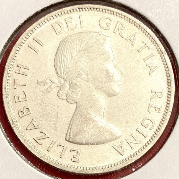 Incredible 1959 Canada Uncirculated Silver $1 Dollar Coin! - Picture 4 of 14